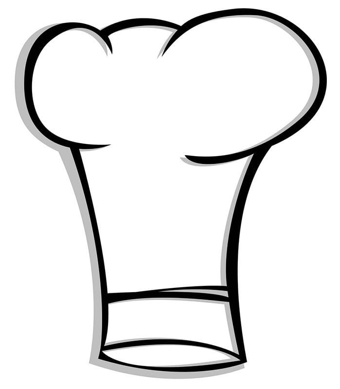 Czapka Kucharska kolorowanki